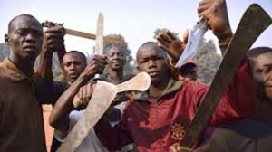 centrafrique hommes armés machettes