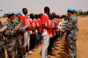 La MINUSMA encourage la paix par le football à Gao